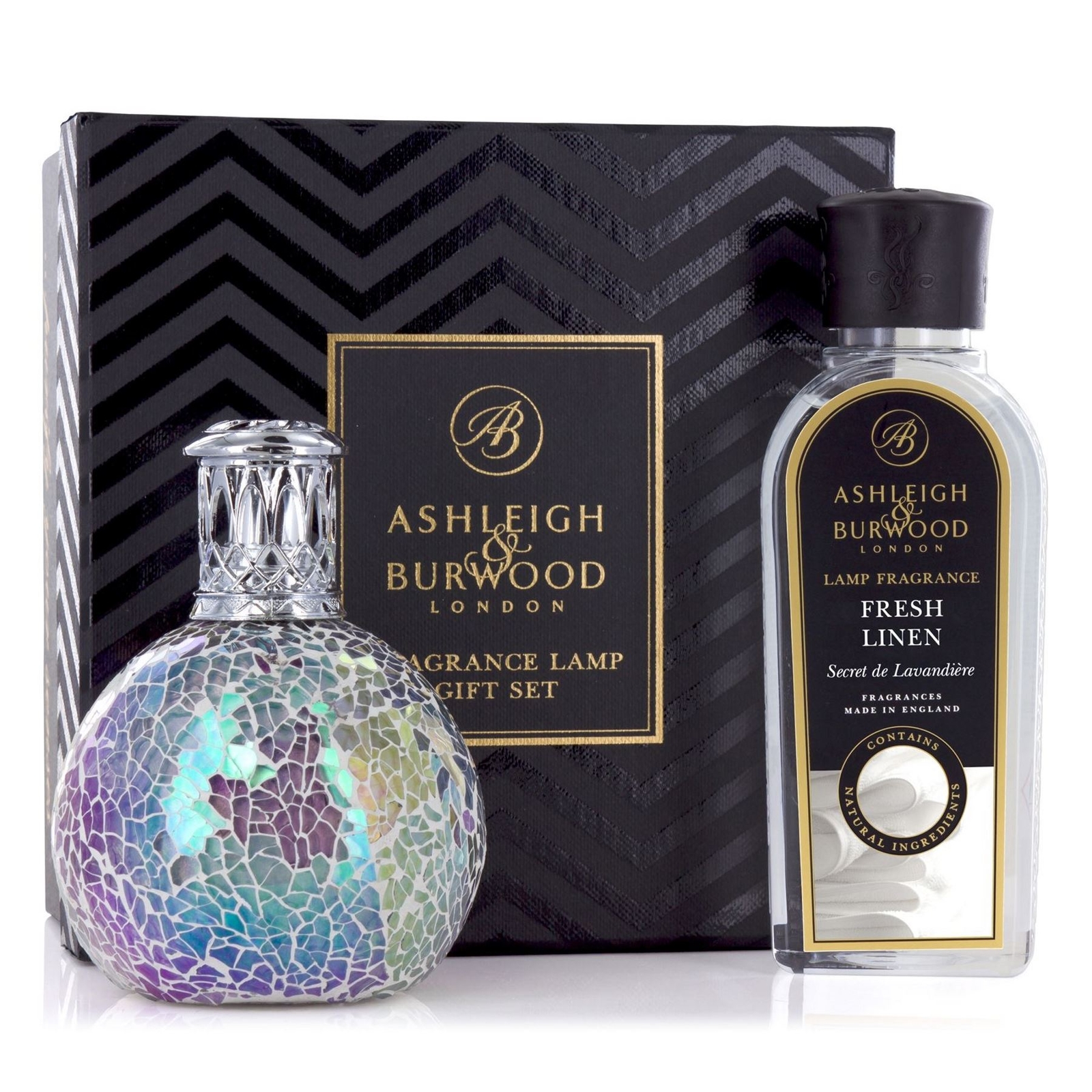 Ashleigh & Burwood Premium Fragrance Lamp Gift Set Fairy Ball Fresh Linen