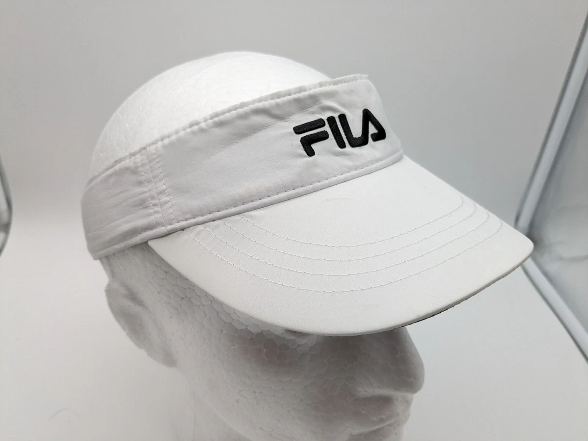 White clearance fila visor