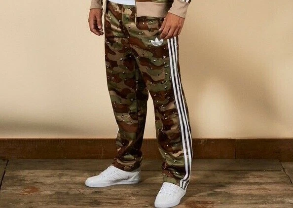 army fatigue adidas pants