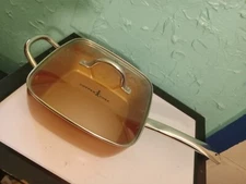 Copper Chef 9.5" Deep Non Stick Fryer With Lid