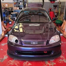 AOF Quick release Front Bumper Wind Splitter Brackets EG EK DC2 Integra Civic
