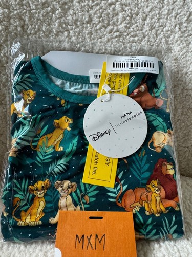 NEW Little Sleepies Disney Simba’s Sky Two Piece Short Sleeve PJ Set Size 3T - Picture 2 of 3
