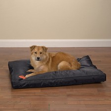 Heavy Duty Dog Bed Chew Resistant Indoor Outdoor Tough Soft Nylon Teflon Beds