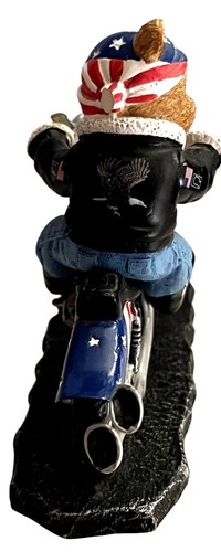BEAR TO BE WILD Faithful Fuzzies Born To Ride Collection Figurine Sculpture 2678 - Picture 7 of 15