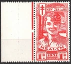 SG546 SN:#B3 1931  1+1 d  NEW ZEALAND Health stamps 1931 - Smiling Boy 1d+1d MNH