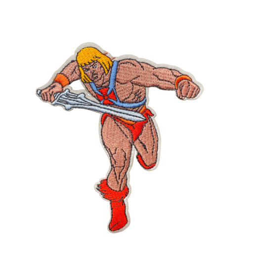 He-Man  Masters of the Universe 80s Cartoon Patch, Iron On/Sew On