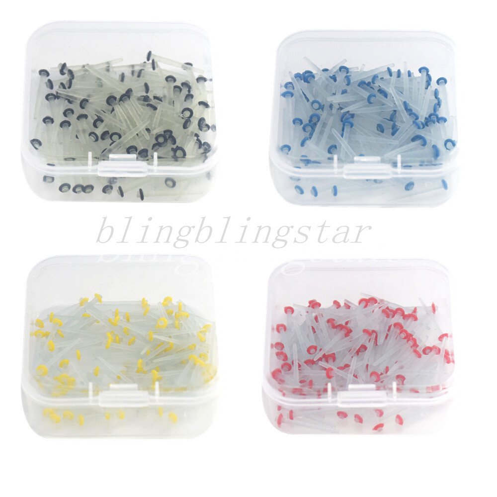 100 Pièces Pivots Dentaires En Fibre De Verre/quartz - Pour Canal Radiculaire - Diam. 1.0-1.9mm