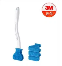3M Scotch Brite Clean Stick 1 Handle 4 Refill Disposable Toilet Cleaner USA Ship