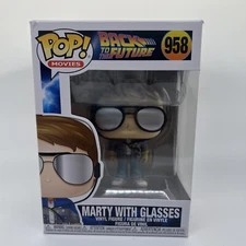 Funko Pop MOVIES BACK To The Future - Marty With Glasses #958 Minor Box Damage
