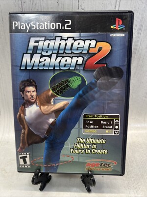 Fighter Maker 2 Sony PlayStation 2, 2002 PS2 Disc With Game Case No Manual