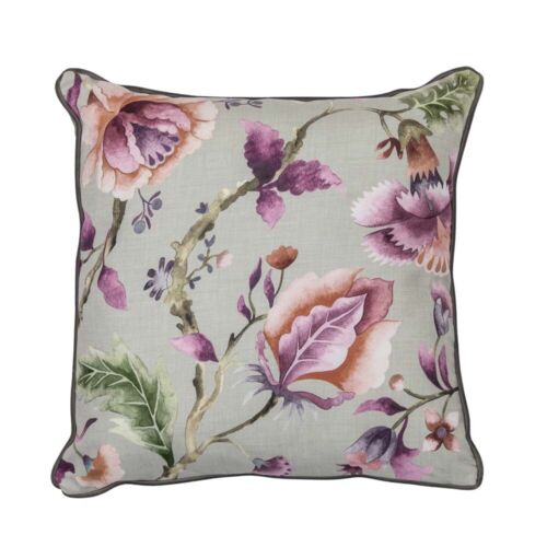 Heritage Floral Cushion Steel - Picture 1 of 4