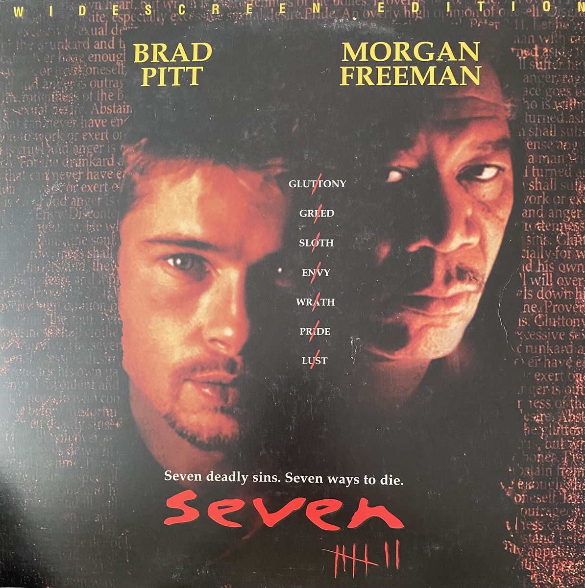 SE7EN Seven Laserdisc NM/M Brad Pitt | eBay