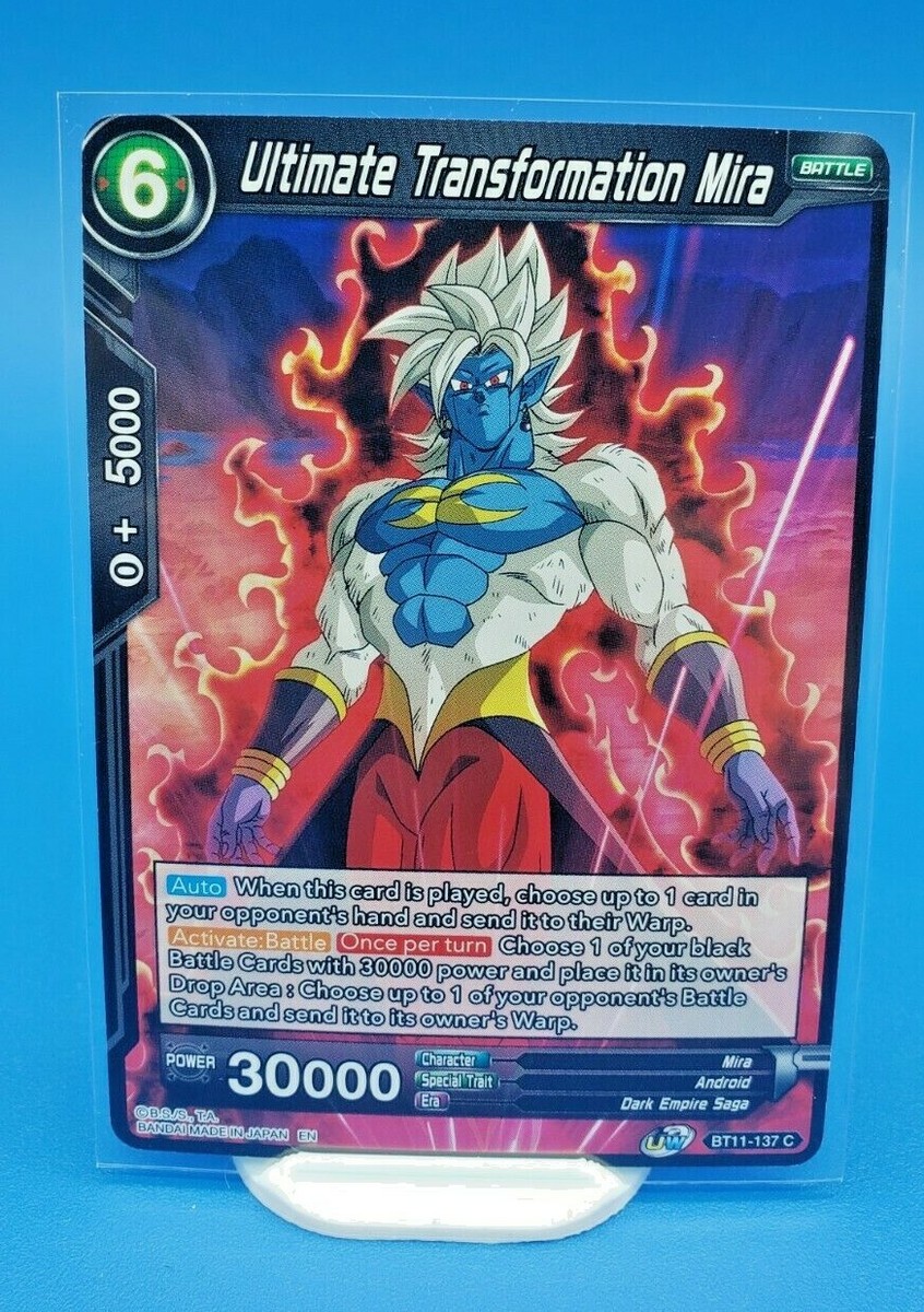 Dragon Ball Super Card Ultimate Transformation Mira BT11-137 NM/M