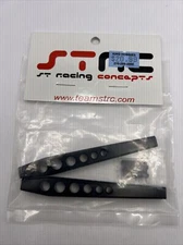 STRC STA80083LBK Aluminum HD Lower Suspension Links (2) Black : Axial Wraith