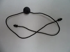 Black Circle Swing Hang Tag Plastic Clips Pack of 100