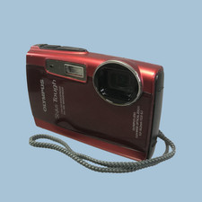 Olympus Stylus Tough 3000 12MP Red Waterproof Shockproof Digital Camera