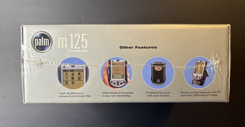Vintage Palm M125 Handheld PDA New SEALED - Photo 2 sur 6