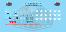 TTX 250th Boxcar HO 1:87 Scale Decals