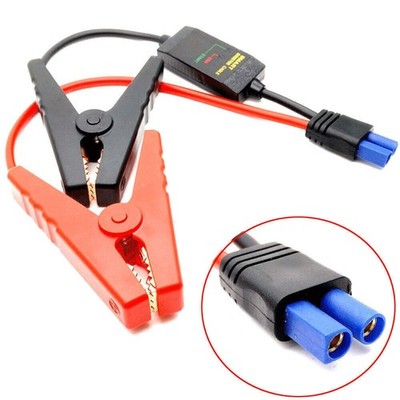 Car Tool 12V Mini Jump Starter Intelligent Smart Male EC5 Jumper Cable Clamp A++