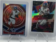Panini Malik Nabers Giants 2025 NFL Phoenix Select Prizm Card Lot
