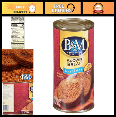 Original Flavor Brown Bread, 16oz Loaf - Pack of 12, Fresh & Delicious!