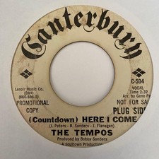 Northern Soul 45 THE TEMPOS (Countdown) Here I Come Canterbury HEAR Rare!