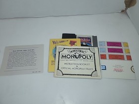 Monopoly CIB Original Nintendo NES Game 1991 Complete In Box w/ Manual Sleeve
