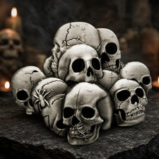 Pile of Skulls Belt Buckle Skull Heads Gothic Biker Metal Novelty New