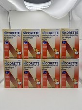LOT OF 8 - Nicorette 2mg Nicotine Gum Fruit Chill 800 Pieces