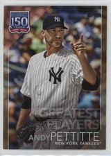 2019 Update 150 Years of Professional Baseball Gold 43/50 Andy Pettitte 13iq