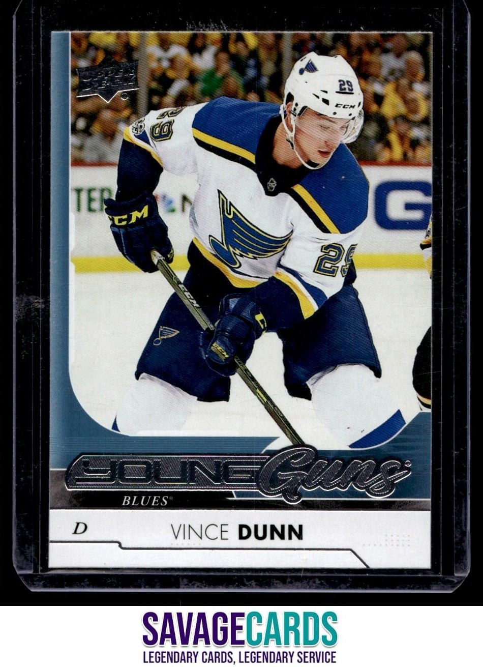 2017-18 Upper Deck Young Guns Vince Dunn #244 St. Louis Blues
