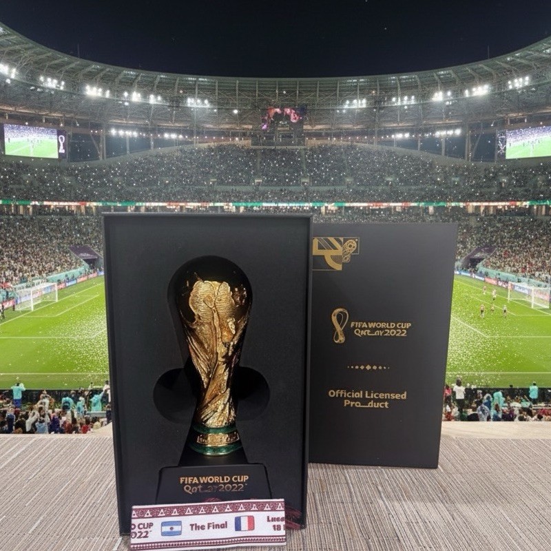 FIFA world cup Qatar 2022 Official Licensed 19 cm Trophy with Hand