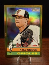 2025 Topps Heritage High Number - Kyle Gibson Gold Refractor /50 #699