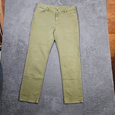 Banana Republic Traveler Pants Khaki Green Mens 36x34 Straight Fit