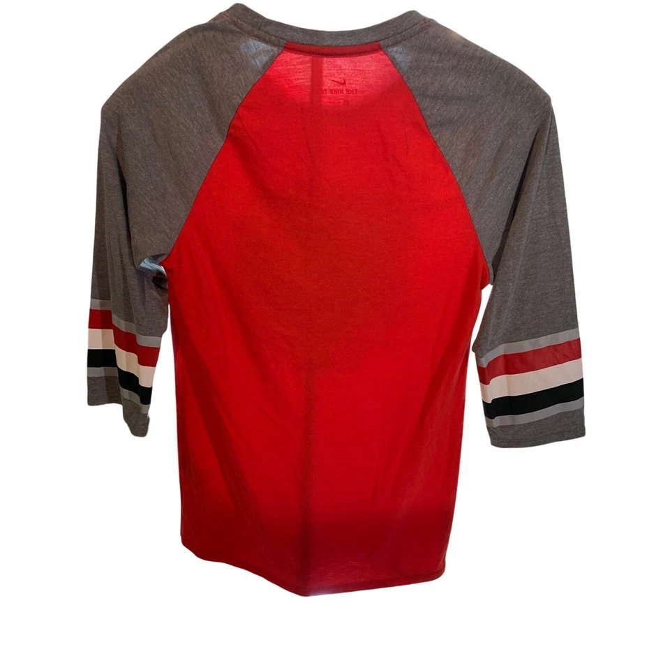 Camiseta Georgia Bulldog Nike manga tres cuartos XS para mujer Foto 3 de 4