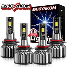 For Hyundai Accent 2014-2022 26000LM 6500K LED Headlight Bulb High/Low Beam Kit
