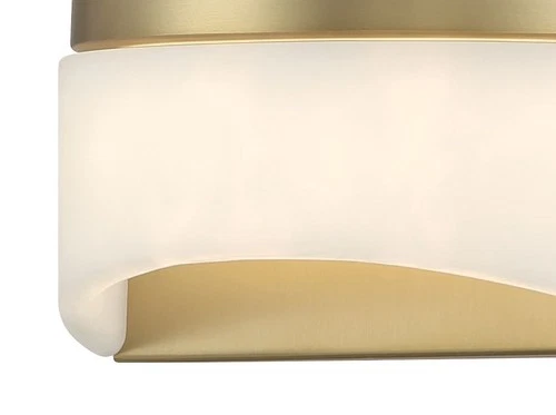 Minka Lavery 821-L Velaux 7" Tall LED Wall Sconce - Brass - Picture 4 of 5