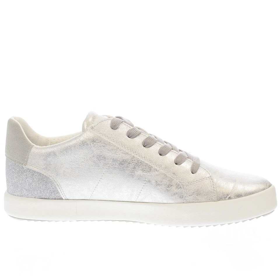 Geox Blomiee - Sneakers Basse Argento - Donna Scarpe Sneakers Casual - Immagine 2 di 3