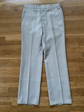 Levi's Men's Action Slacks 30x 33 Beige Tan Sta-Prest Vintage 70s USA Made