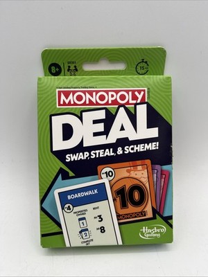 Monopoly Deal Card Game Quick-Playing Family Card Game Hasbro Gaming Fun Action