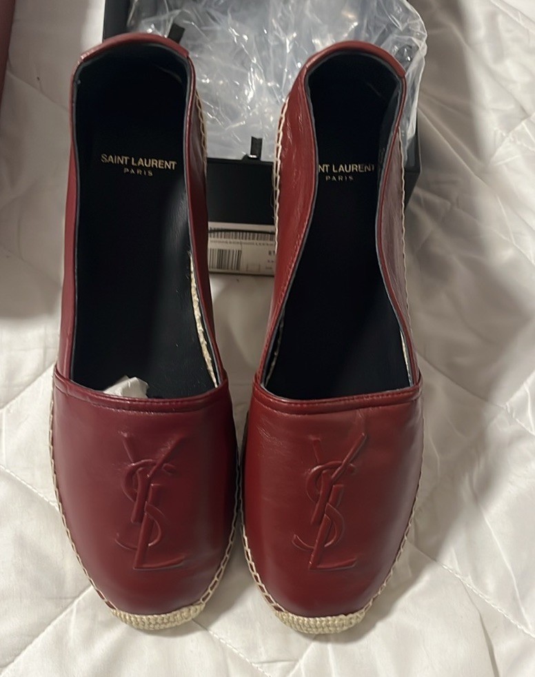 Espadrillas Saint Laurent rosse
