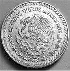 Mexico Libertad 1998 DIE CHIP, 1 Oz 999 Fine Silver Coin .999 KEY-DATE, CORONADA — photo 2