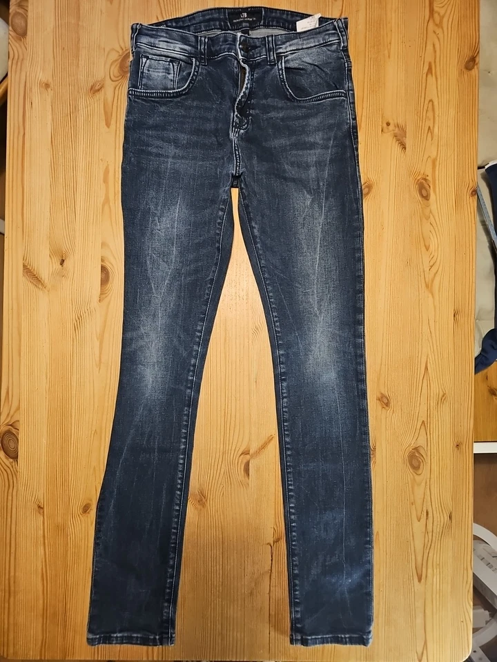 LTB Jeans - Gr: 164 - Blau - Baumwolle/mix - Skinny - anliegend - Bernie Boys
