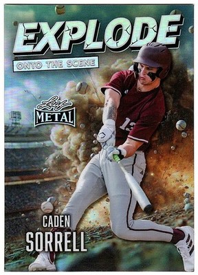 Caden Sorrell 2026 Leaf Metal Explode Onto The Scene Silver 10/10