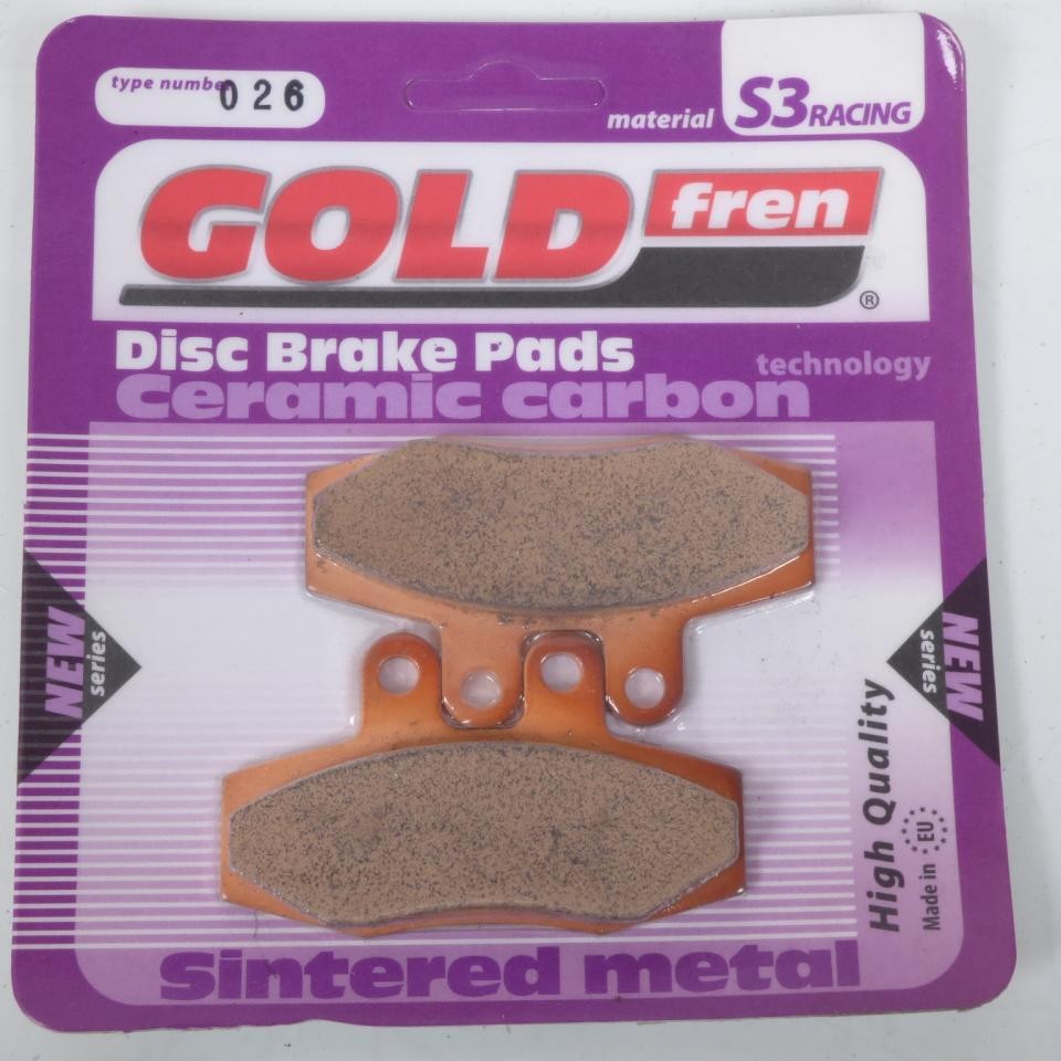 Plaquette de frein Gold Fren pour moto KTM 600 LC4 de 1988 à 1989