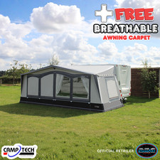 Camptech Atlantis DL Full Seasonal Caravan Awning | 25mm Steel Frame | All Sizes