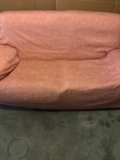 2 Copridivani rosa antico a 2 posti  e a 3 posti elasticizzati