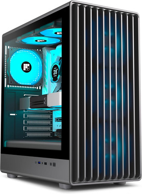 K6 PC Case - Pre-Installed 6 PWM ARGB Fan (3 X 120Mm, 3 X 140Mm), ATX Mid-Tower 