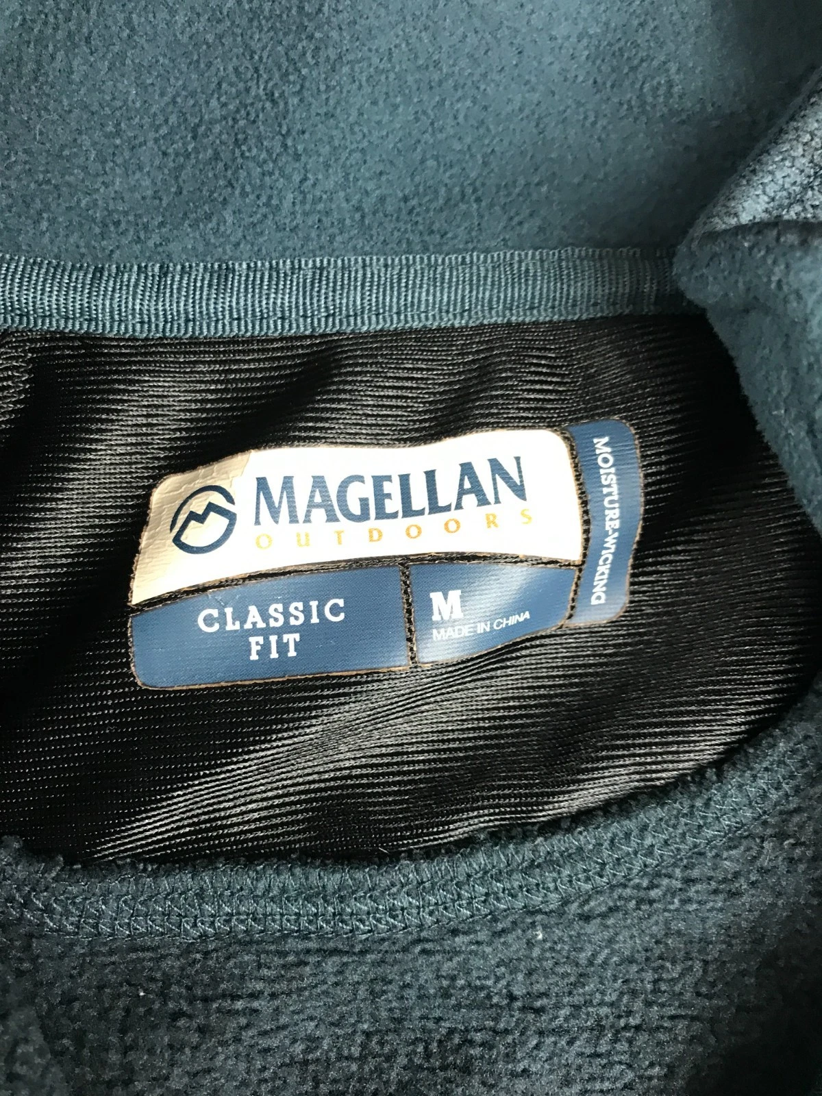 Magellan Outdoors Men's Blue Full Zip Fleece Jacket w/ Pockets Size Medium image 4