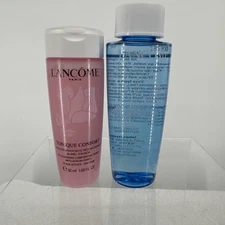 Lancome Tonique Confort 1.69oz & Bi-Facil 2.5oz Travel Size Set Of 2
